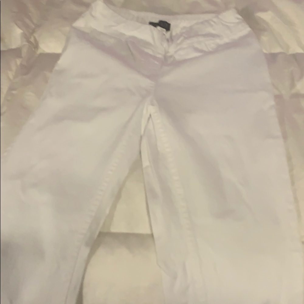 Venus White pants with elastic waist
